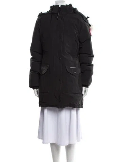 Pre-owned Canada Goose Down Coat In Black