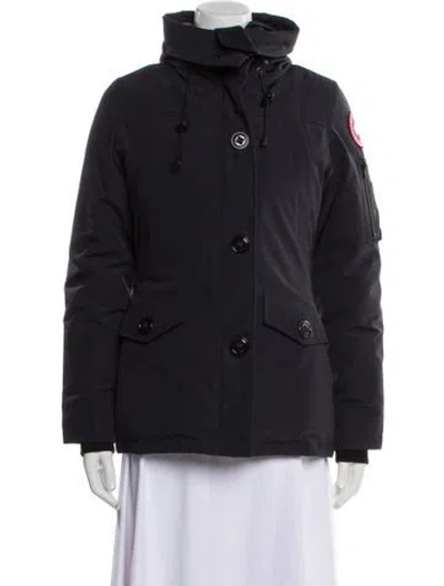 Pre-owned Canada Goose Down Coat In Black