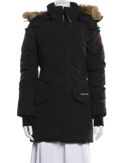 Pre-owned Canada Goose Down Coat In Black