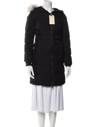 Pre-owned Canada Goose Down Coat In Black