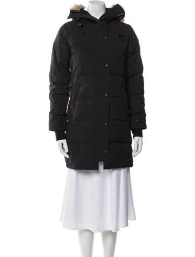 Pre-owned Canada Goose Down Coat In Black