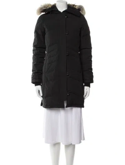 Pre-owned Canada Goose Down Coat In Black