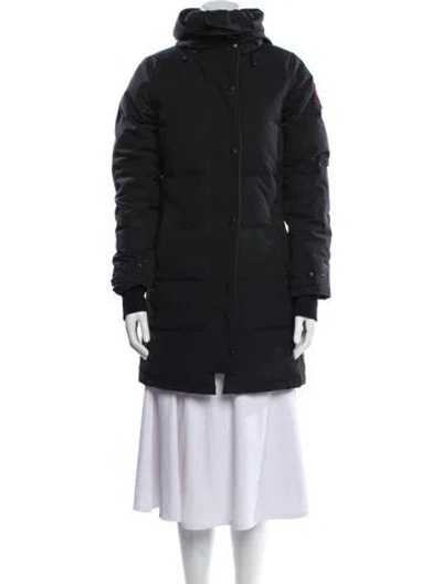 Pre-owned Canada Goose Down Coat In Black