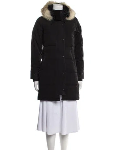 Pre-owned Canada Goose Down Coat In Black
