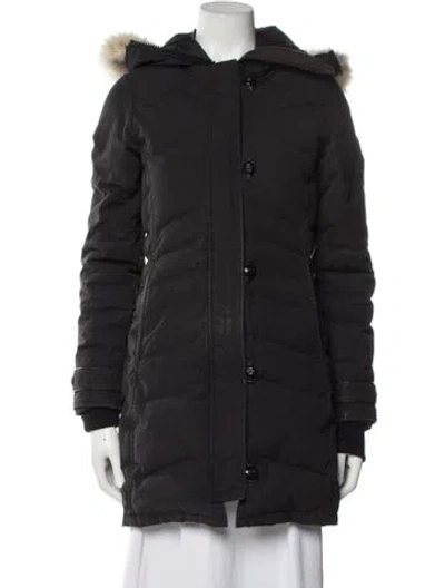 Pre-owned Canada Goose Down Coat In Black