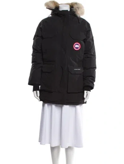 Pre-owned Canada Goose Down Coat In Black
