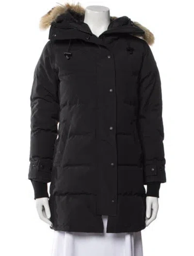 Pre-owned Canada Goose Down Coat In Black