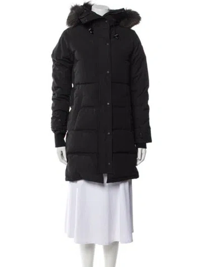 Pre-owned Canada Goose Down Coat In Black