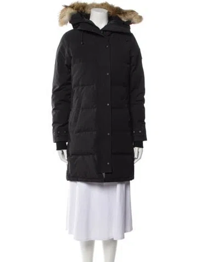 Pre-owned Canada Goose Down Coat In Black