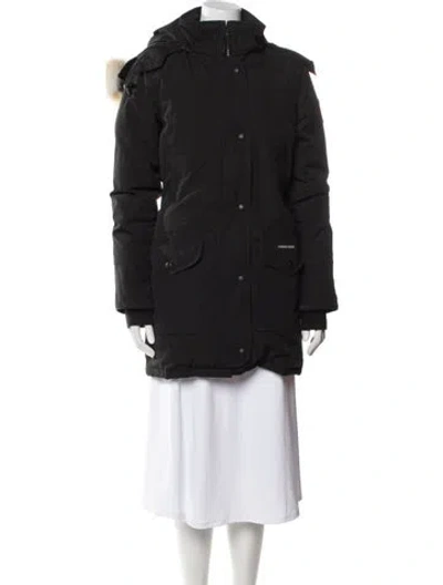 Pre-owned Canada Goose Down Coat In Black