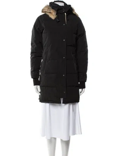 Pre-owned Canada Goose Down Coat In Black