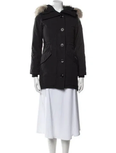 Pre-owned Canada Goose Down Coat In Black