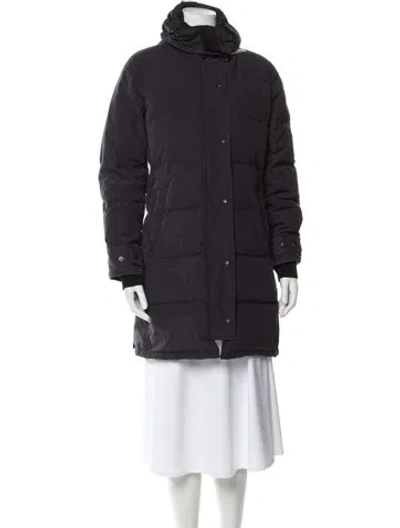 Pre-owned Canada Goose Down Coat In Black
