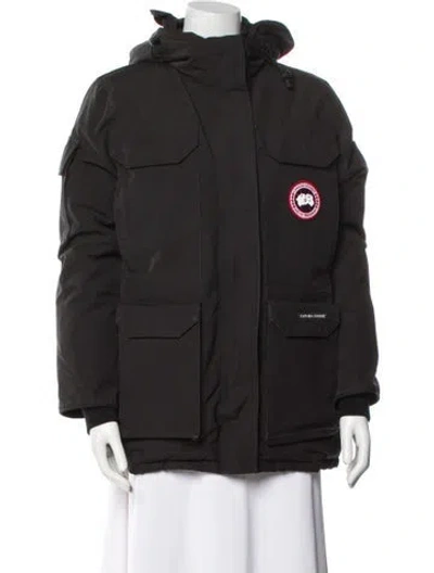 Pre-owned Canada Goose Down Coat In Black