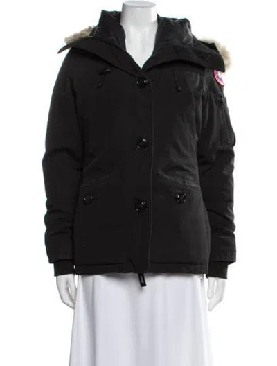 Pre-owned Canada Goose Down Coat In Black