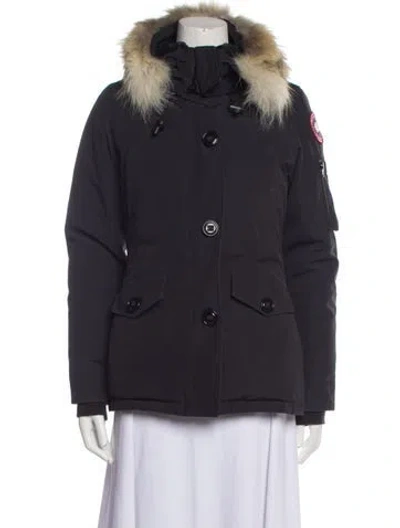 Pre-owned Canada Goose Down Coat In Black
