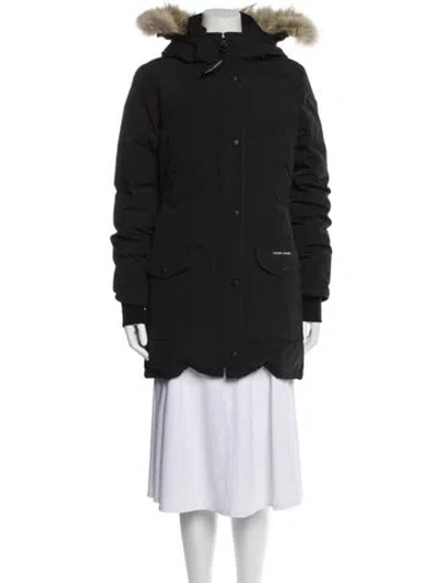 Pre-owned Canada Goose Down Coat In Black