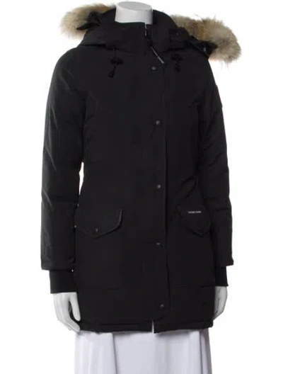 Pre-owned Canada Goose Down Coat In Black