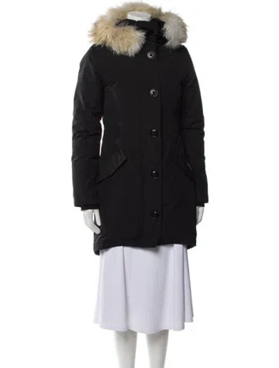 Pre-owned Canada Goose Down Coat In Black