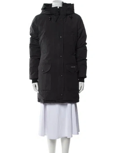 Pre-owned Canada Goose Down Coat In Black