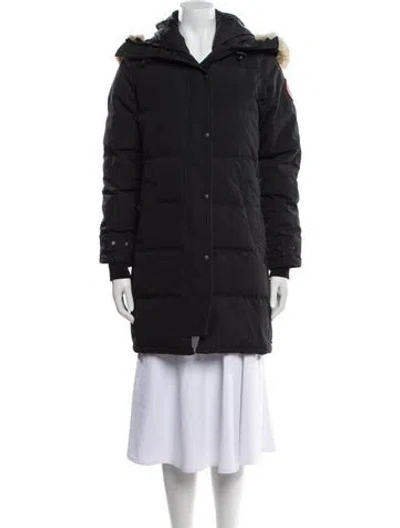 Pre-owned Canada Goose Down Coat In Black