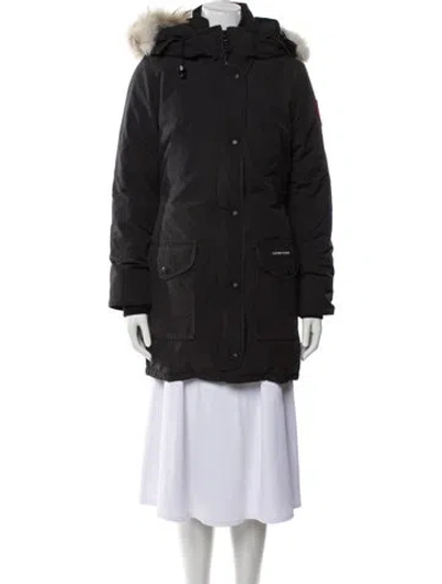 Pre-owned Canada Goose Down Coat In Black