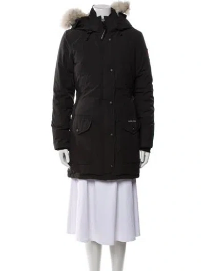 Pre-owned Canada Goose Down Coat In Black