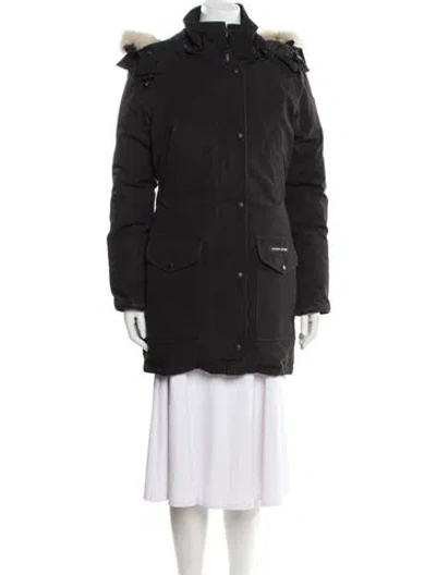 Pre-owned Canada Goose Down Coat In Black