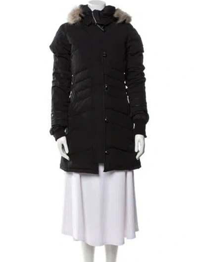 Pre-owned Canada Goose Down Coat In Black
