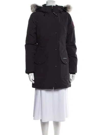 Pre-owned Canada Goose Down Coat In Black