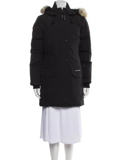 Pre-owned Canada Goose Down Coat In Black