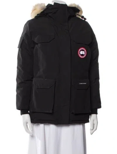 Pre-owned Canada Goose Down Coat In Black