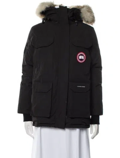 Pre-owned Canada Goose Down Coat In Black