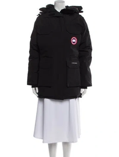 Pre-owned Canada Goose Down Coat In Black