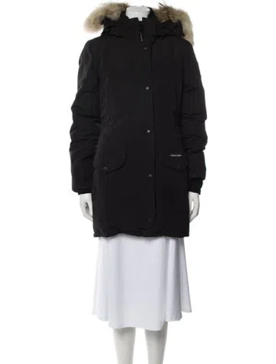 Pre-owned Canada Goose Down Coat In Black