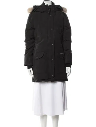 Pre-owned Canada Goose Down Coat In Black