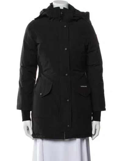 Pre-owned Canada Goose Down Coat In Black