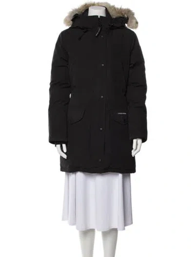 Pre-owned Canada Goose Down Coat In Black