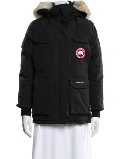 Pre-owned Canada Goose Down Coat In Black