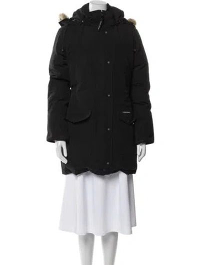 Pre-owned Canada Goose Down Coat In Black