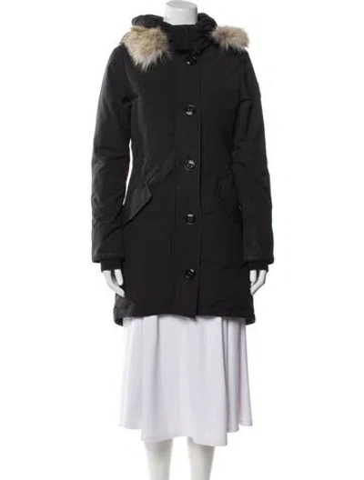 Pre-owned Canada Goose Down Coat In Black