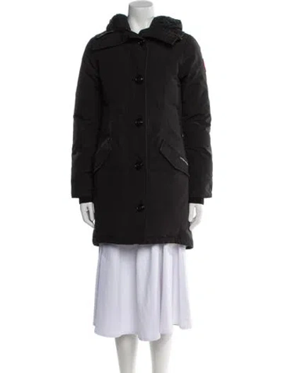 Pre-owned Canada Goose Down Coat In Black