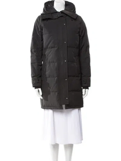 Pre-owned Canada Goose Down Coat In Black