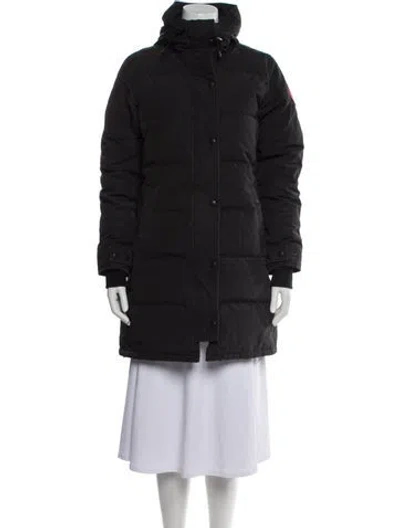 Pre-owned Canada Goose Down Coat In Black