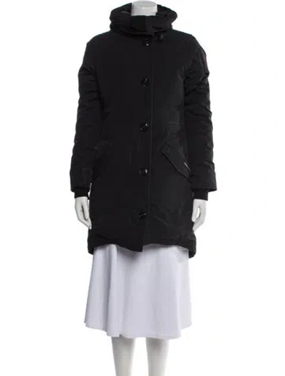Pre-owned Canada Goose Down Coat In Black