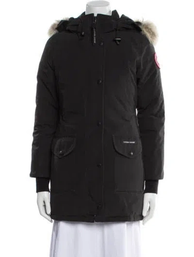 Pre-owned Canada Goose Down Coat In Black