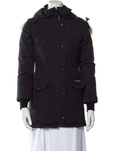 Pre-owned Canada Goose Down Coat In Black