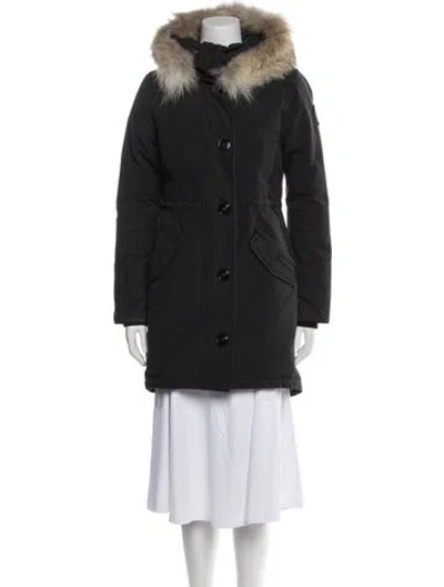 Pre-owned Canada Goose Down Coat In Black