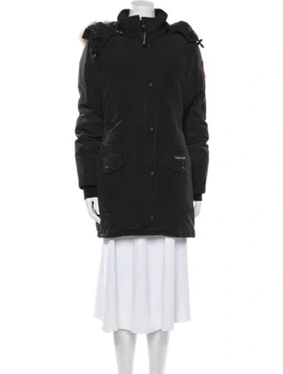 Pre-owned Canada Goose Down Coat In Black