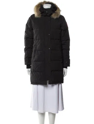 Pre-owned Canada Goose Down Coat In Black